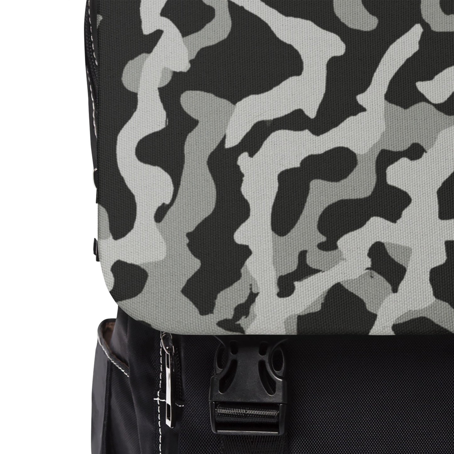 Coral Threads/Noir Casual Backpack - Perfect for Everyday Adventures
