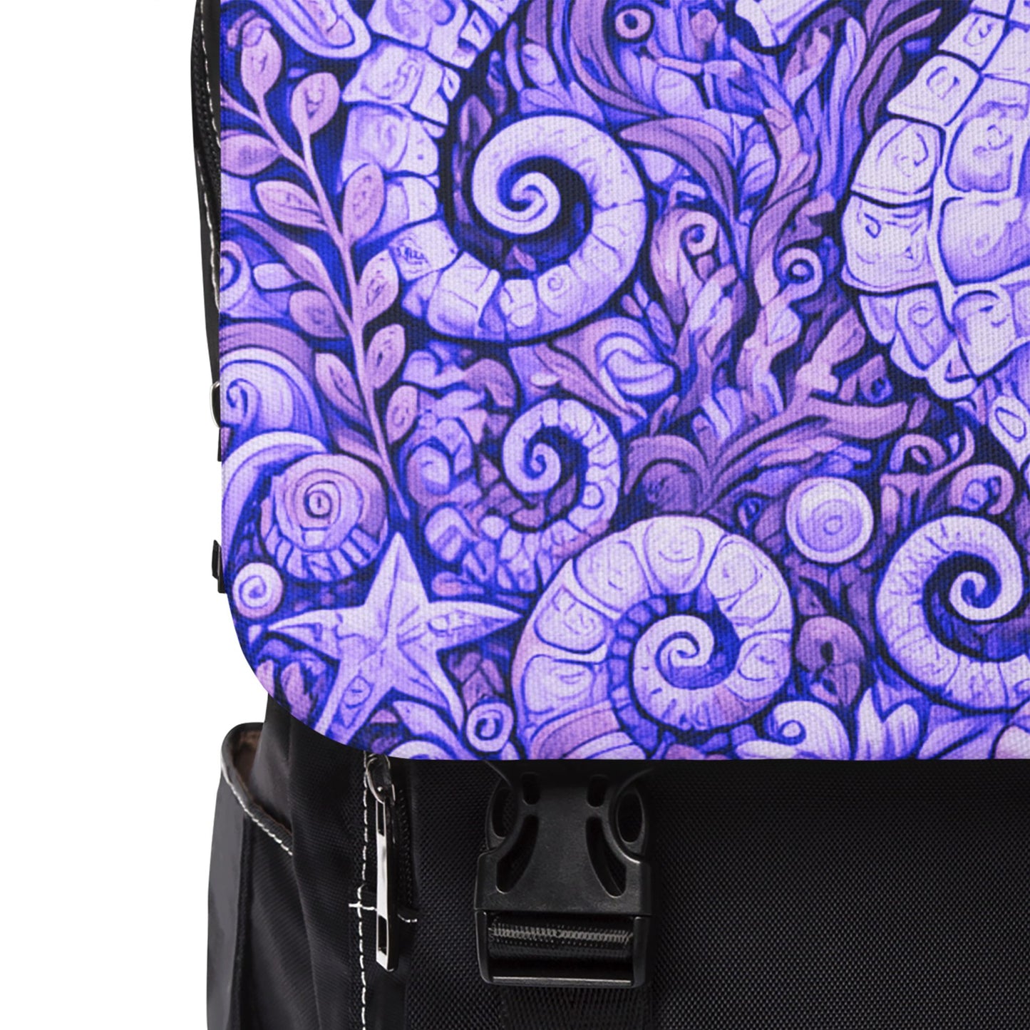 Seahorses/Amethyst Casual Backpack - Perfect for Everyday Adventures