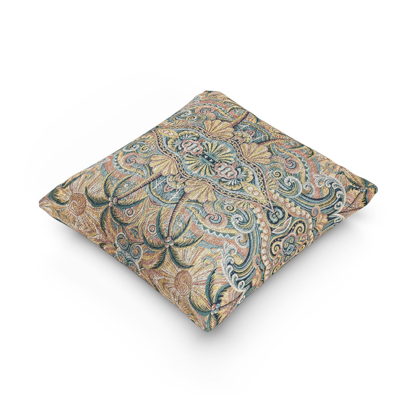 Woven Pillow, 17"W x 18"L - Kaleido Bay