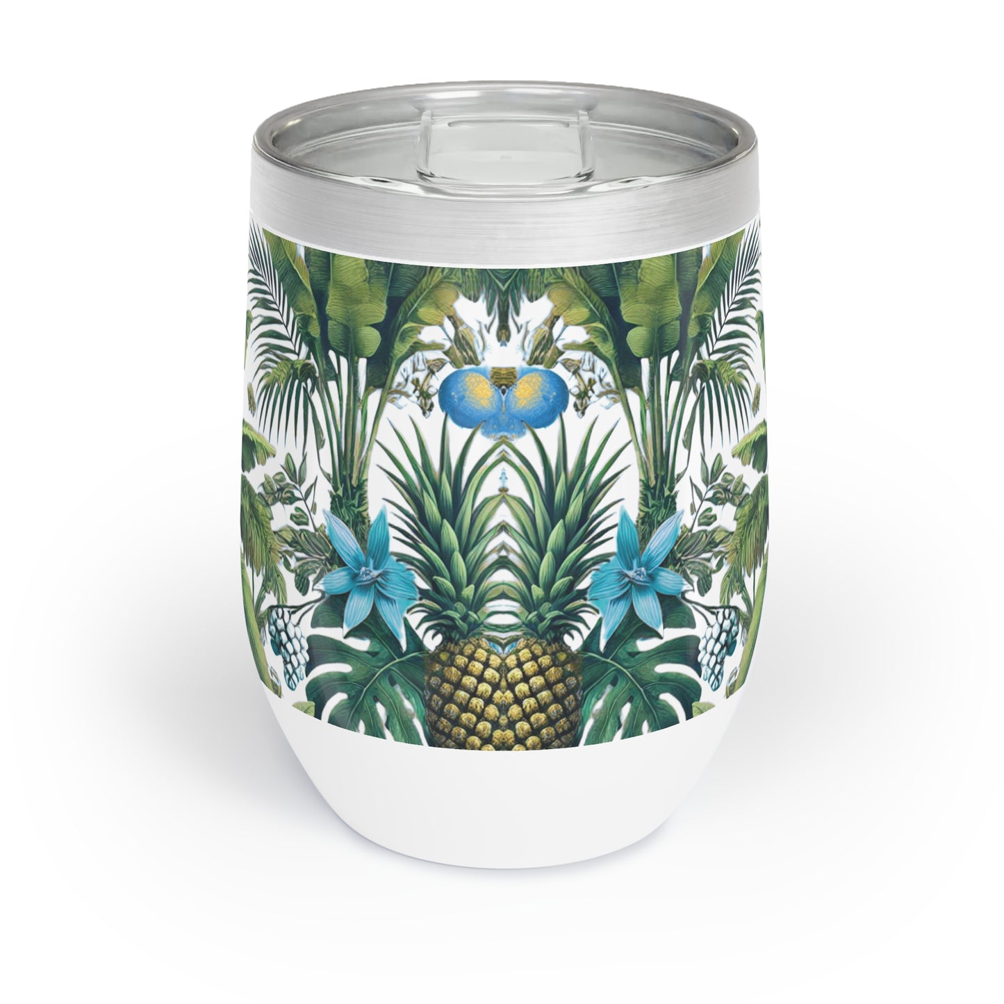 Chill Wine Tumbler / More Tropical Fruit, White