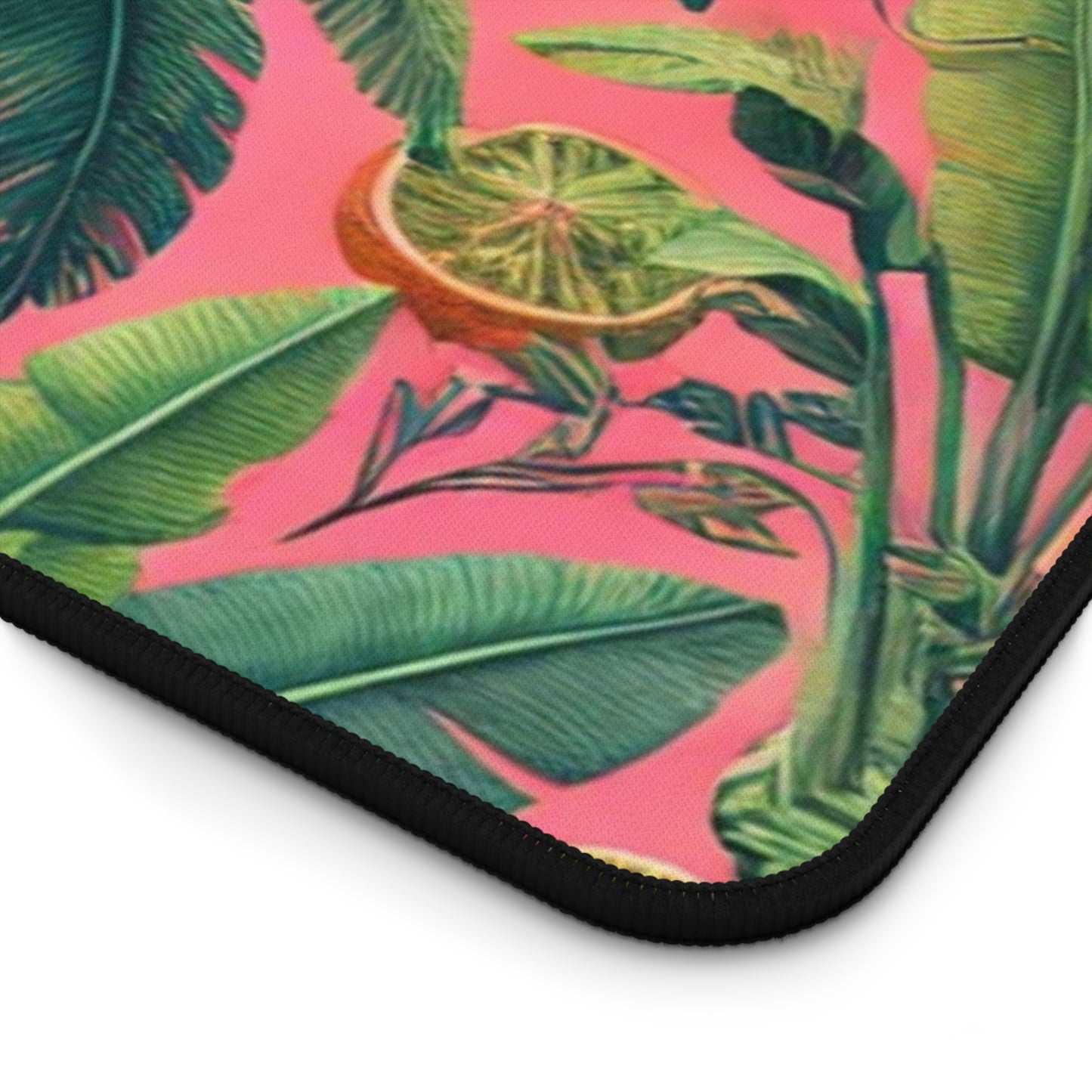 Tropical Mouse Pad/Desk Mat, 3 Sizes - Perfect for Home Office / More Tropical Fruit, Coral