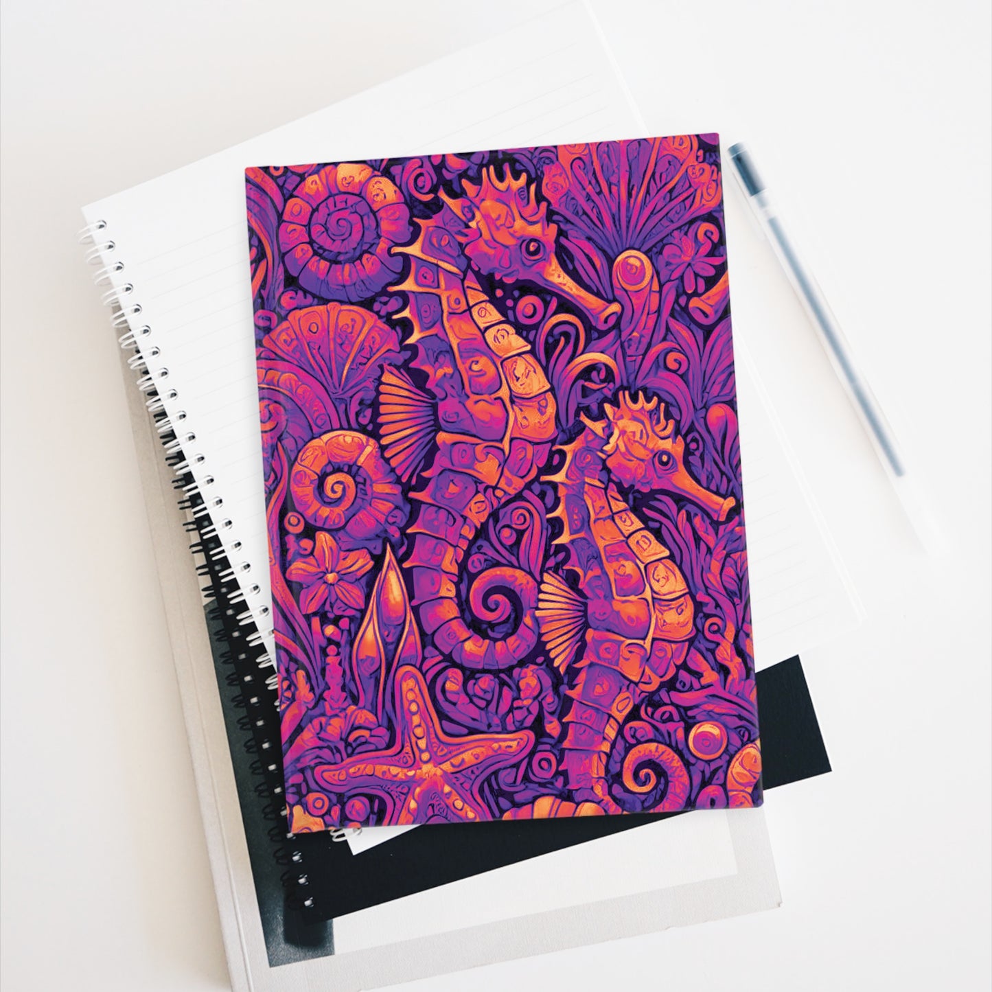 Seahorses/Heatwave Journal - 5" x 7"