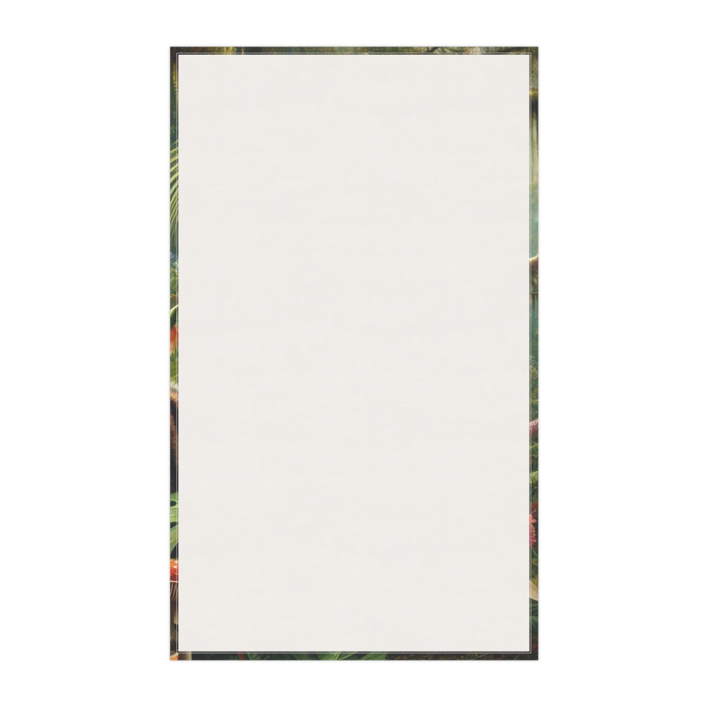 Tropical Tea Towels – Paradise Kitchen Decor / Tropical Sumatran Rabbits