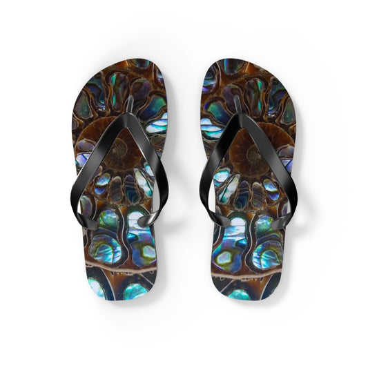 Flip Flops - Ammonite and Abalone