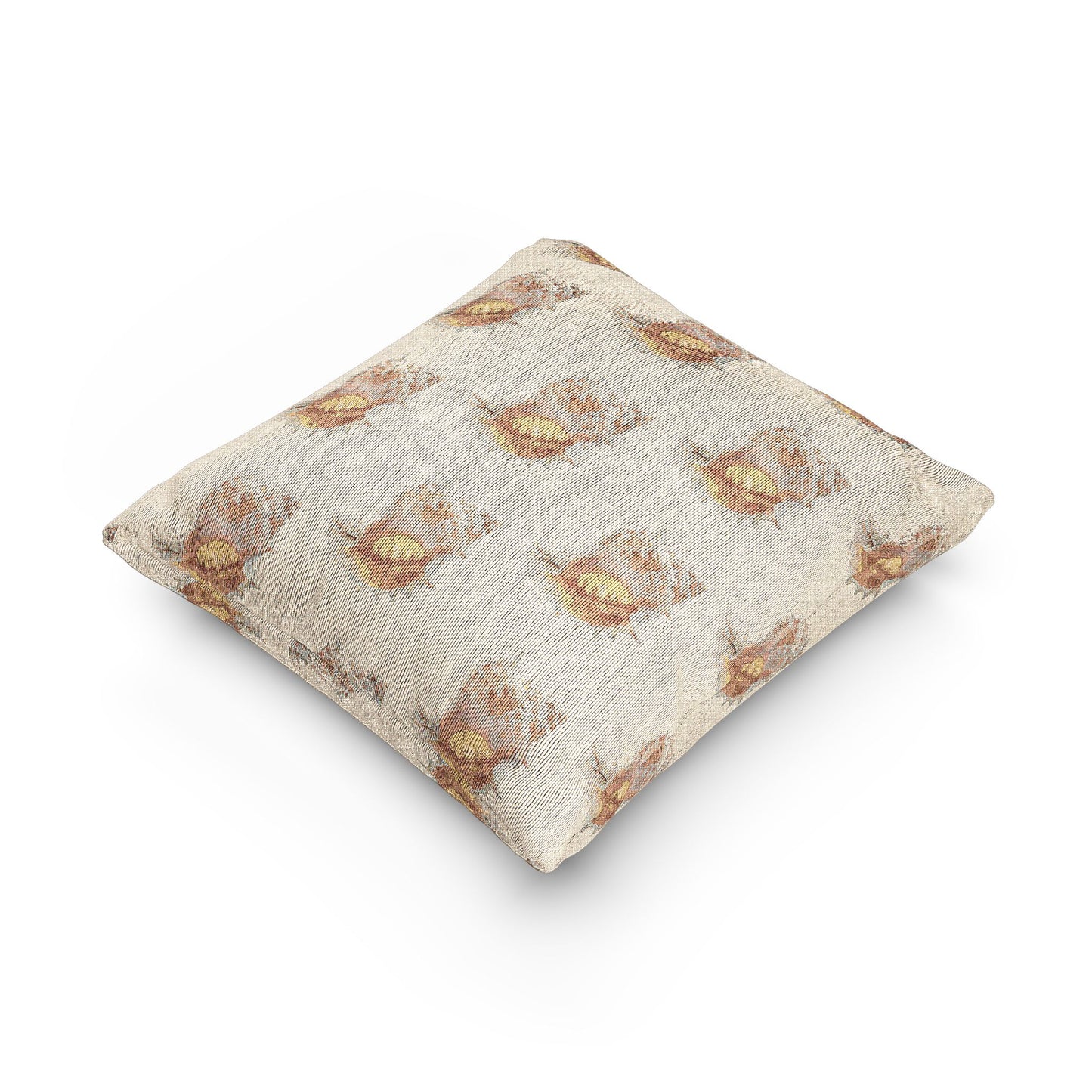 Woven Pillow, 17"W x 18"L - Photo Conch Shell