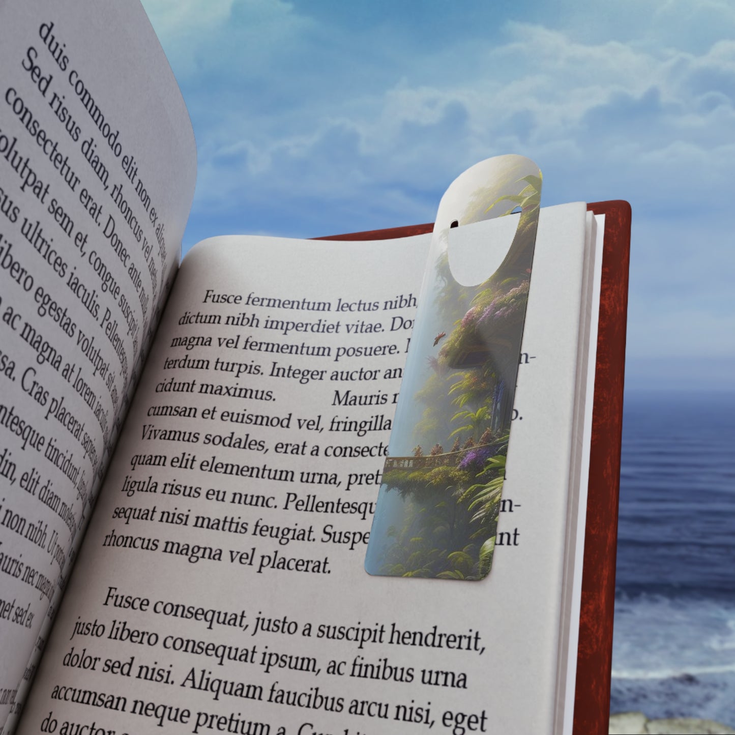 Bookmark - Aluminum, Rainforest Home