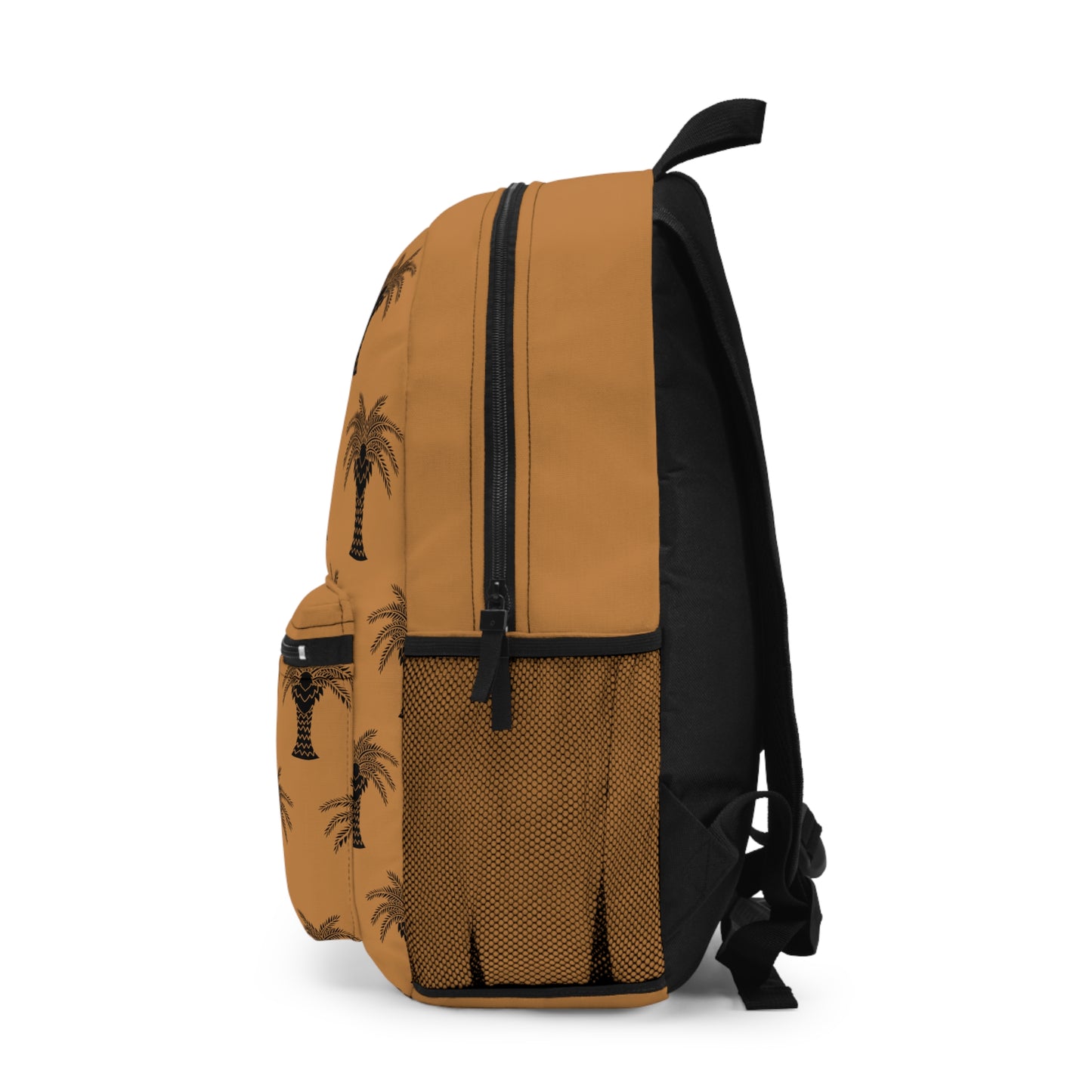 Tropical Backpack / Stylized Palm, lt. brown