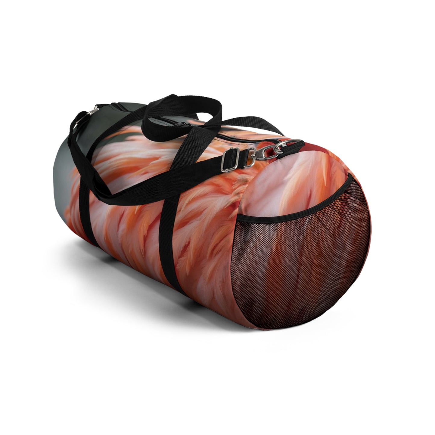 Tropical Duffel Bag - Perfect for Travel and Gym / Flamingo Feathers