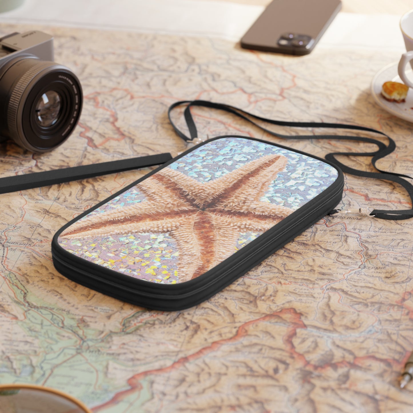 Passport Wallet – Perfect for Travelers & Adventurers / Disco Starfish