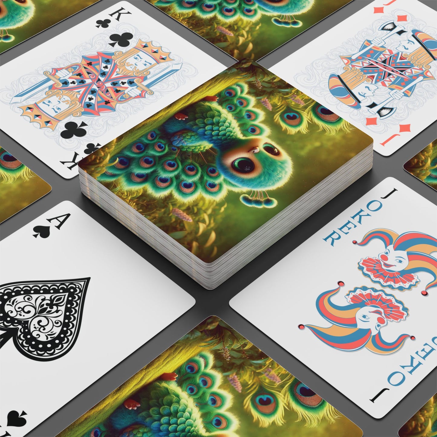 Poker Playing Cards - Baby Peacock