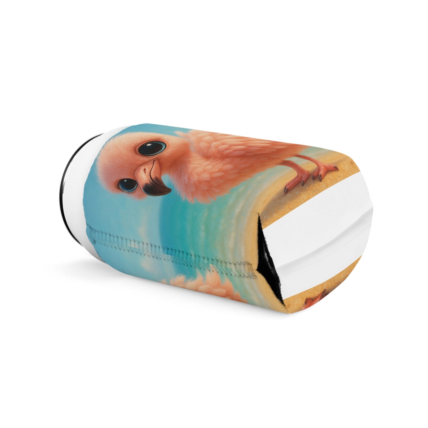 Baby Flamingo Can Cooler Sleeve - Perfect for Outdoor Picnics