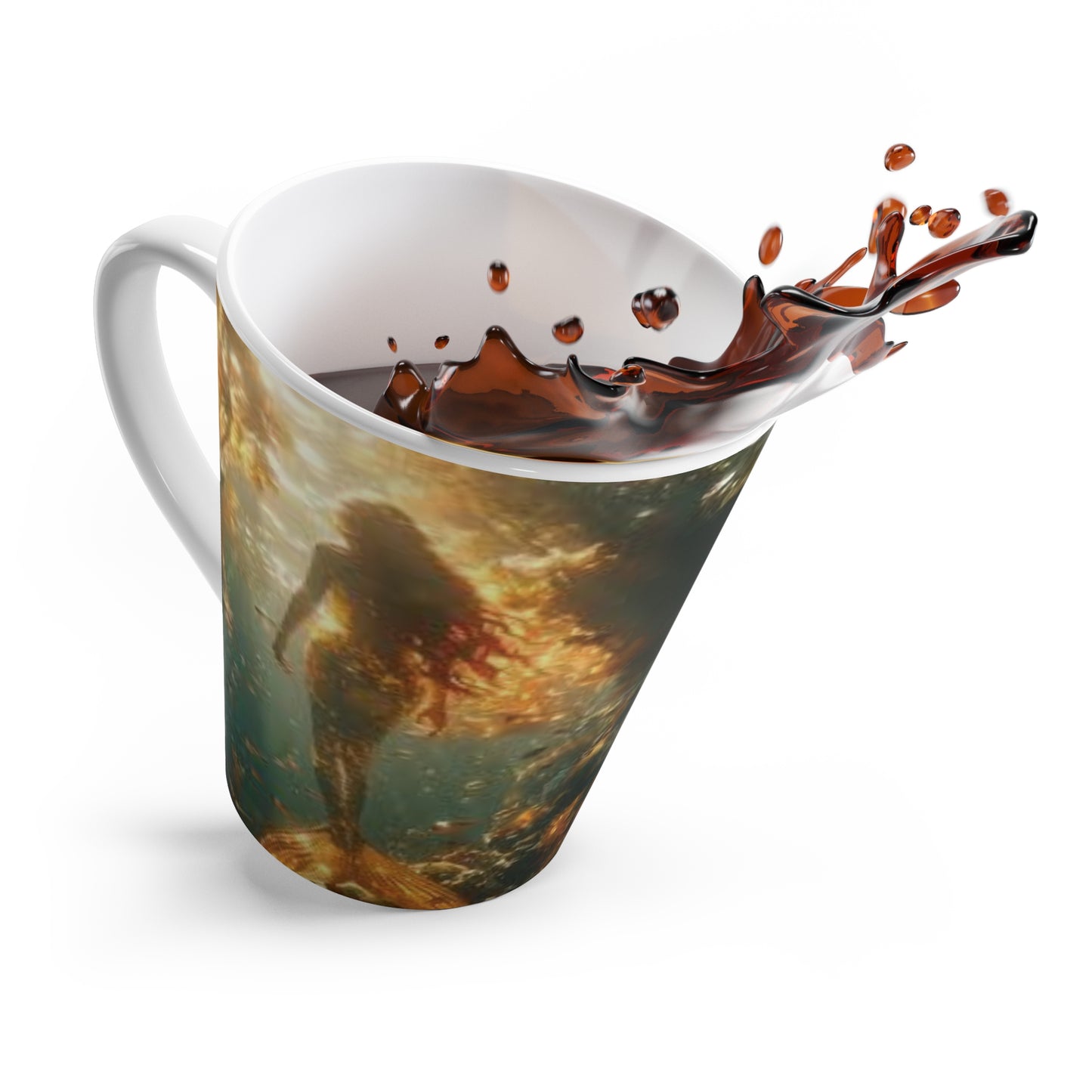 Latte White Mug - Mermaid Adventure