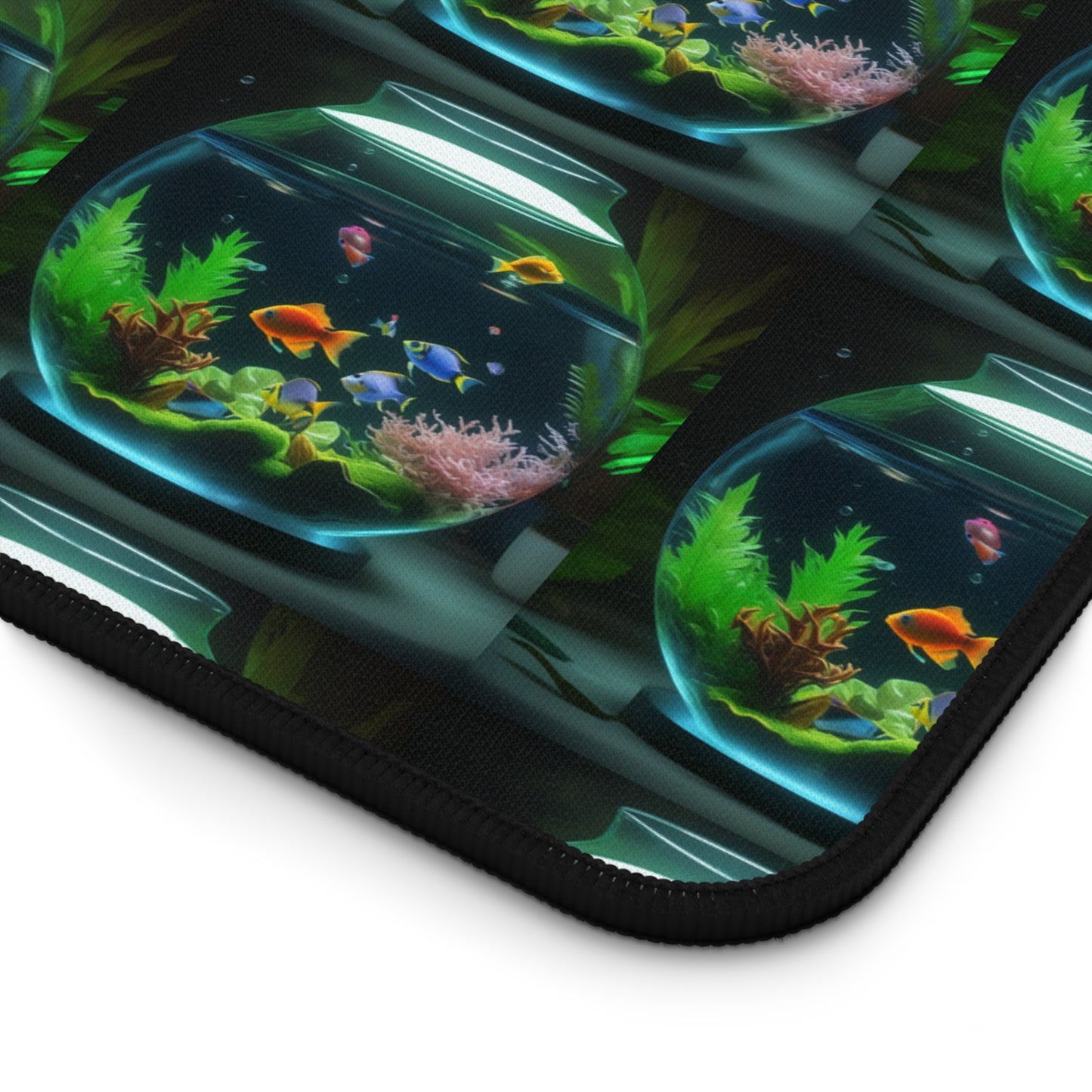 Tropical Desk Mat, 3 Sizes - Perfect for Home Office / Tropical Fish Bowl #2