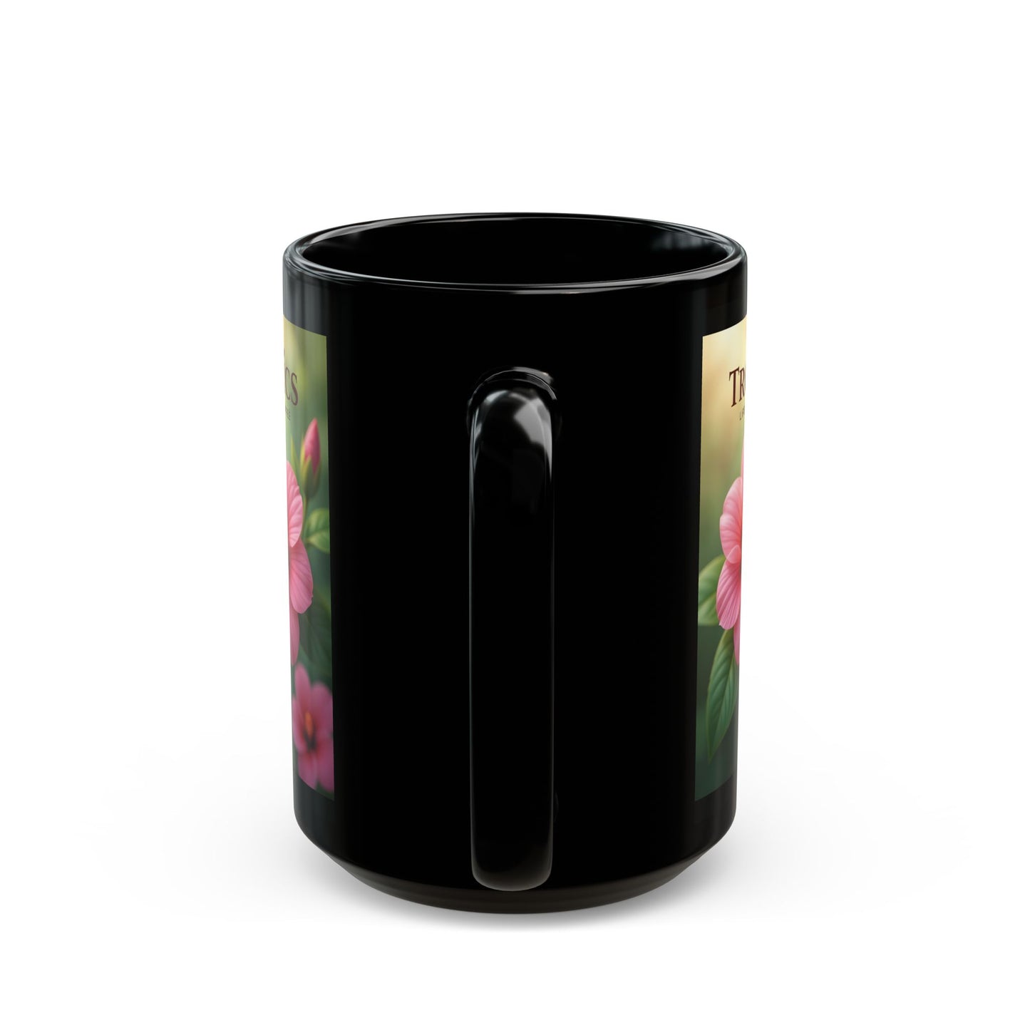 Tropics Black Mug — Coffee Bloom