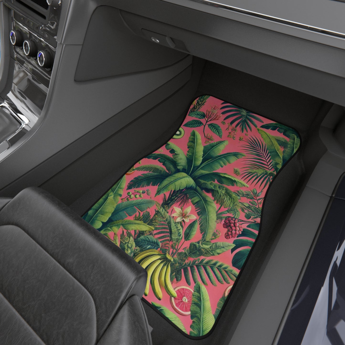 More Tropical Fruit/Coral Car Floor Mats - SET of 2