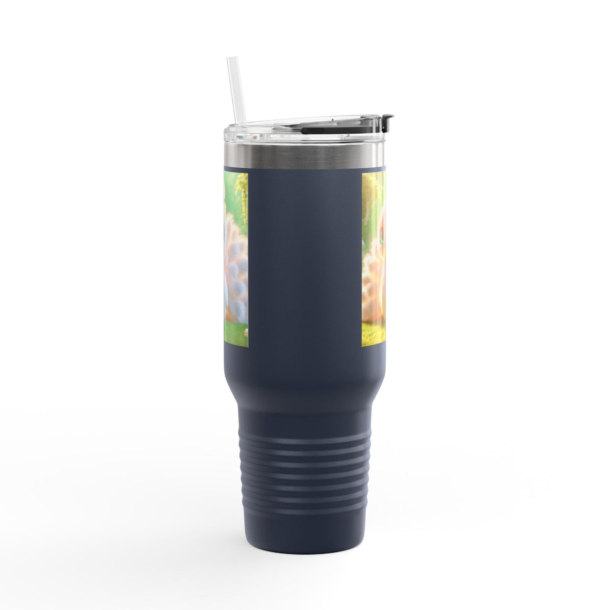 Insulated Travel Mug, 40oz / Baby White Peacock - Perfect for Outdoor Adventures