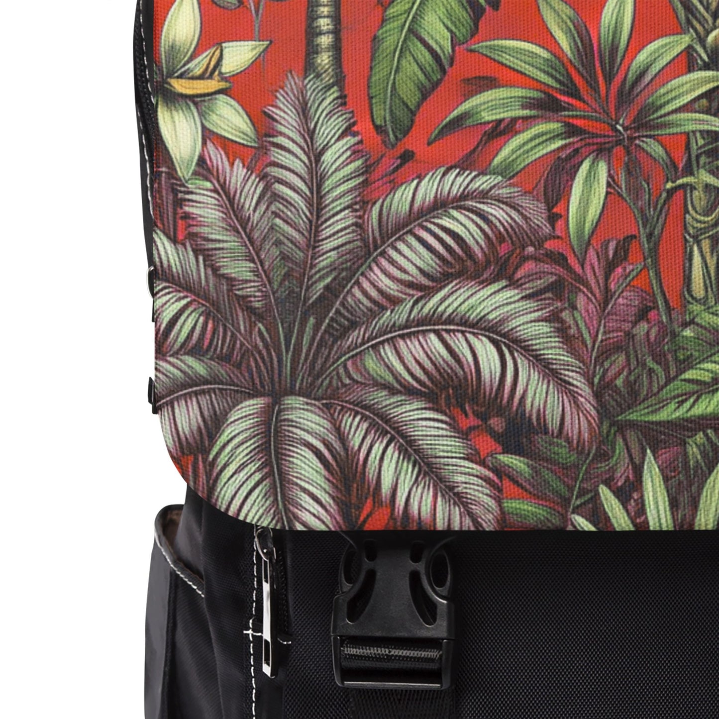 Tropical Fruit/Red Casual Backpack - Perfect for Everyday Adventures