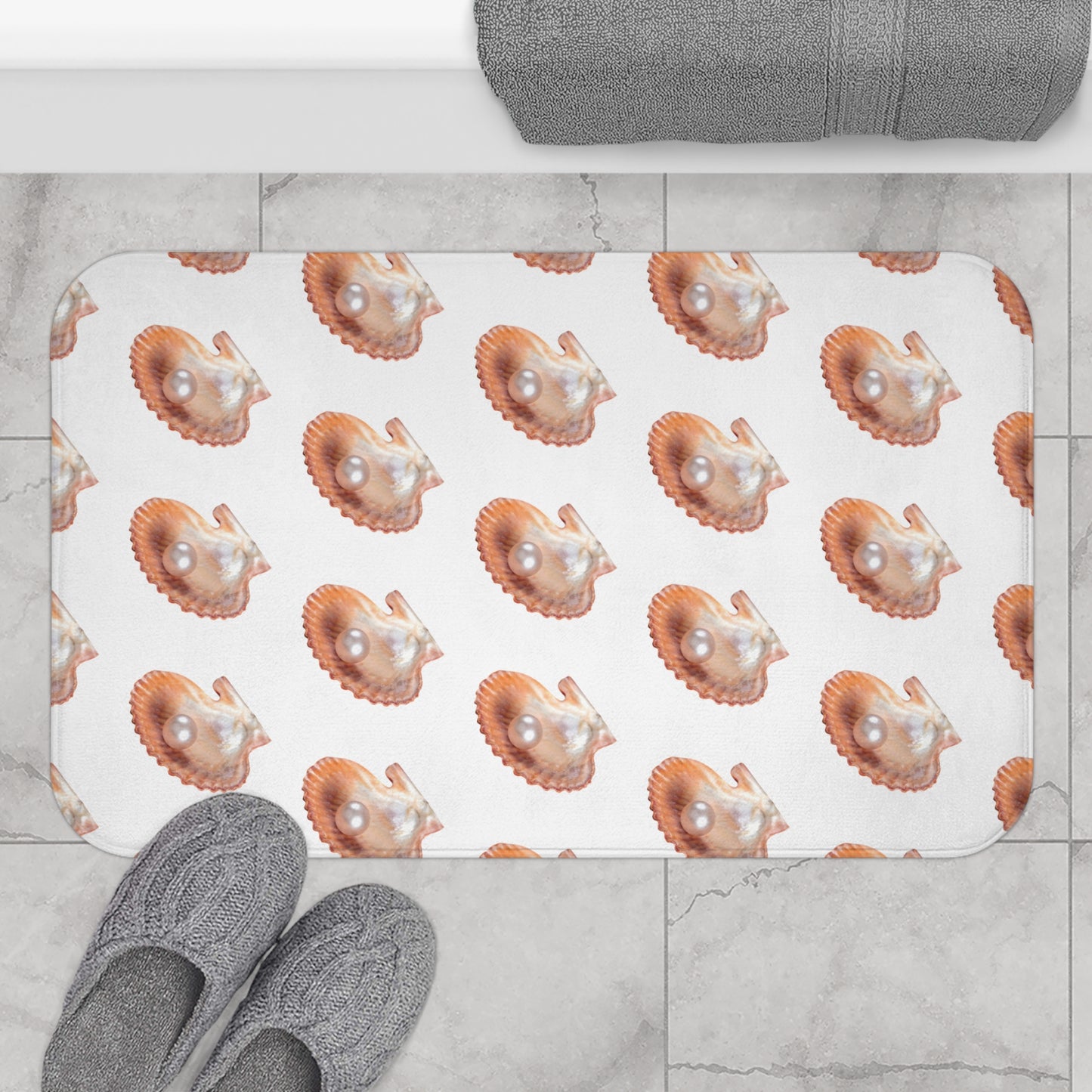 Lavender Freshwater Pearl Bath Mat/Lt. Purple, 2 Sizes - Tropical Vibes for Home Decor