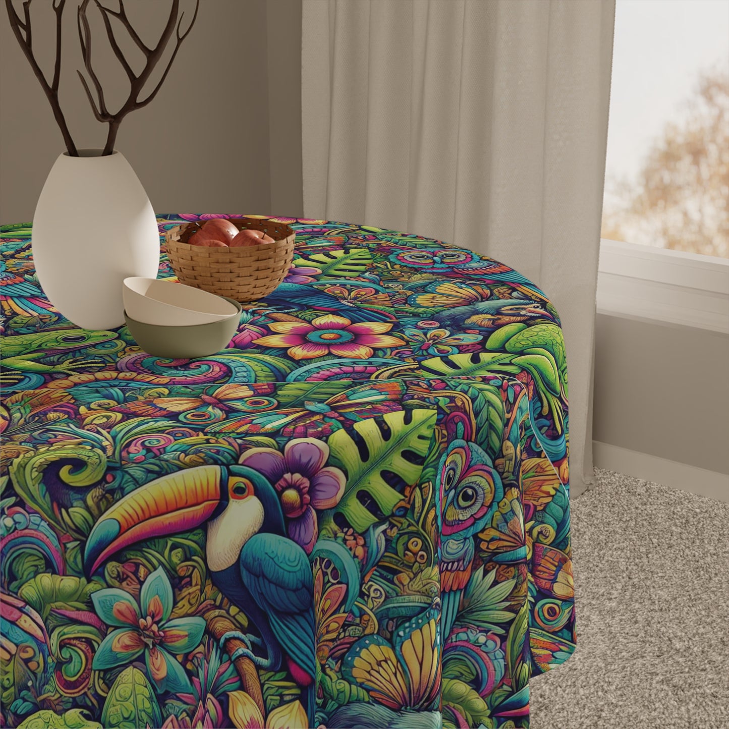 Rainforest Life ~ Square Tablecloth, 55" x 55"