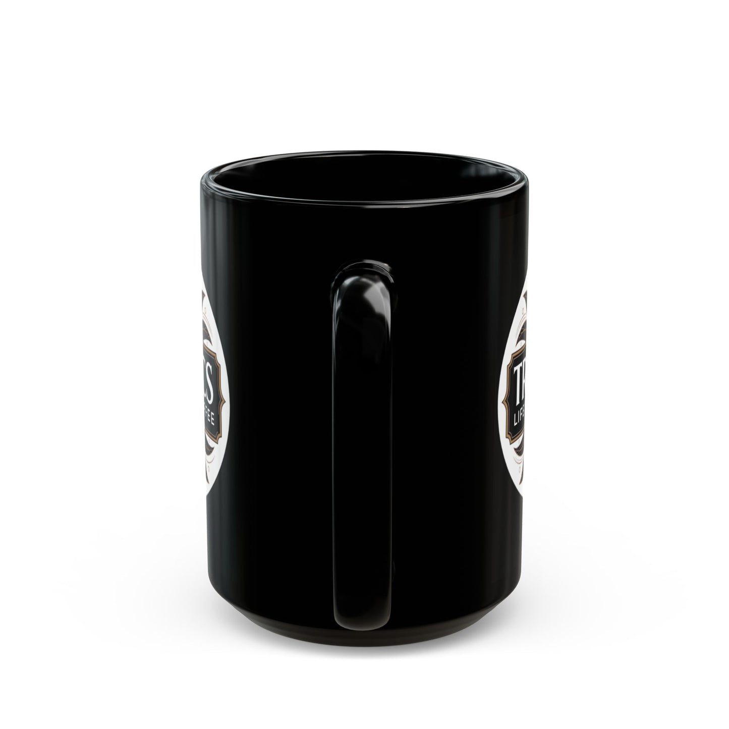 Black Coffee Mug - Water TLCoffee Logo