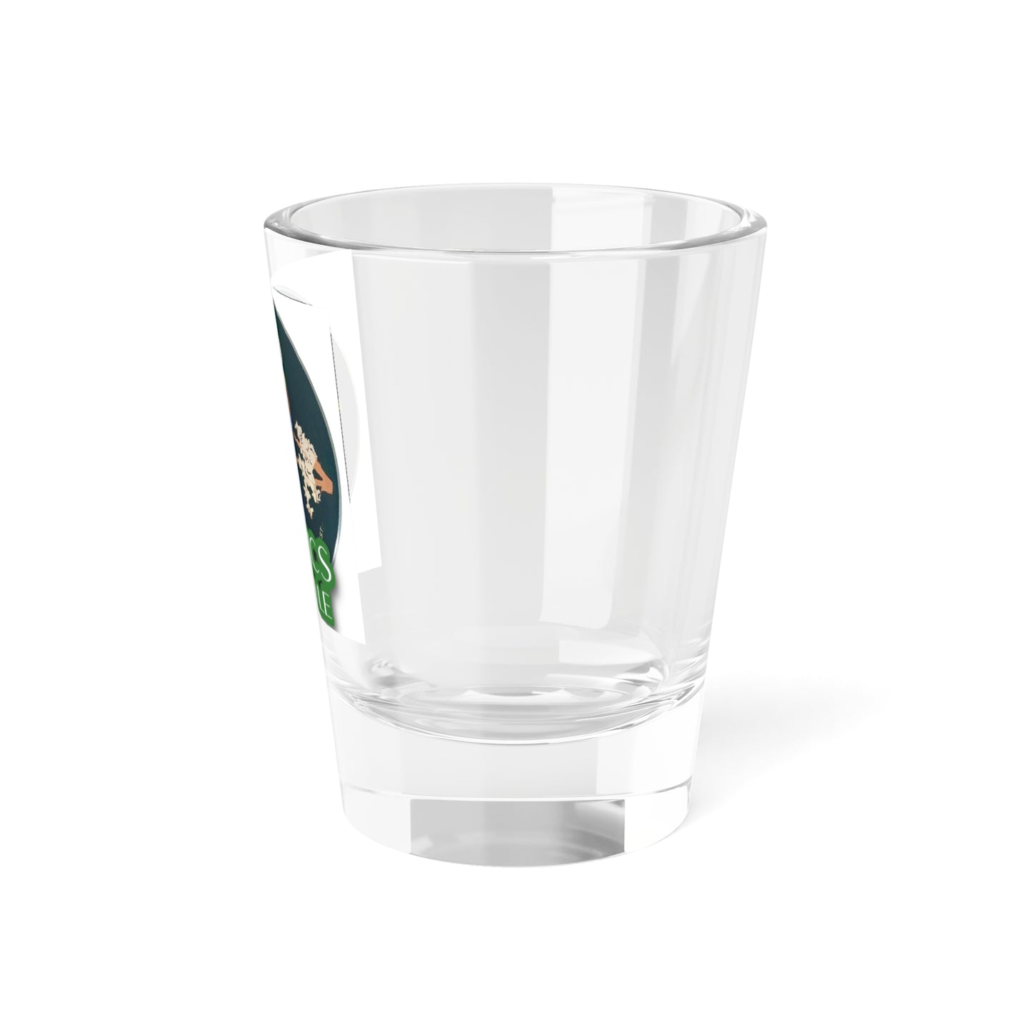 Clear Shot Glass, 1.5oz - Two Brazilian Parrots