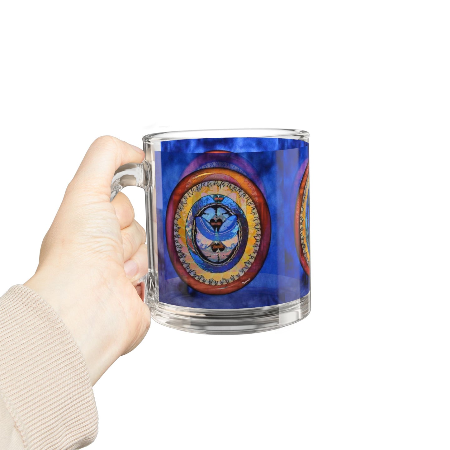 Oval Real Butterfly Wing Art Mug - 10oz, Perfect for Buttefly Lovers