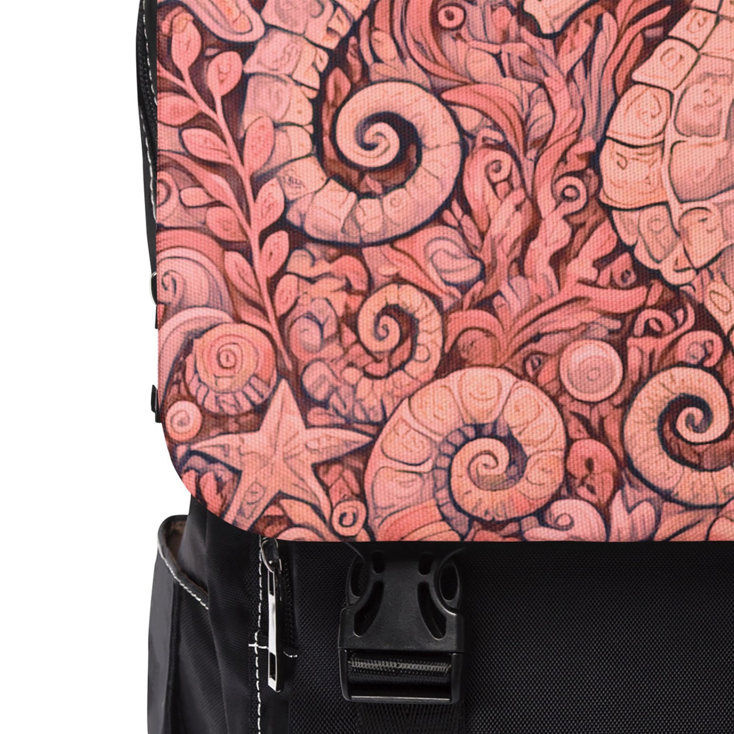 Seahorses/Red Casual Backpack - Perfect for Everyday Adventures