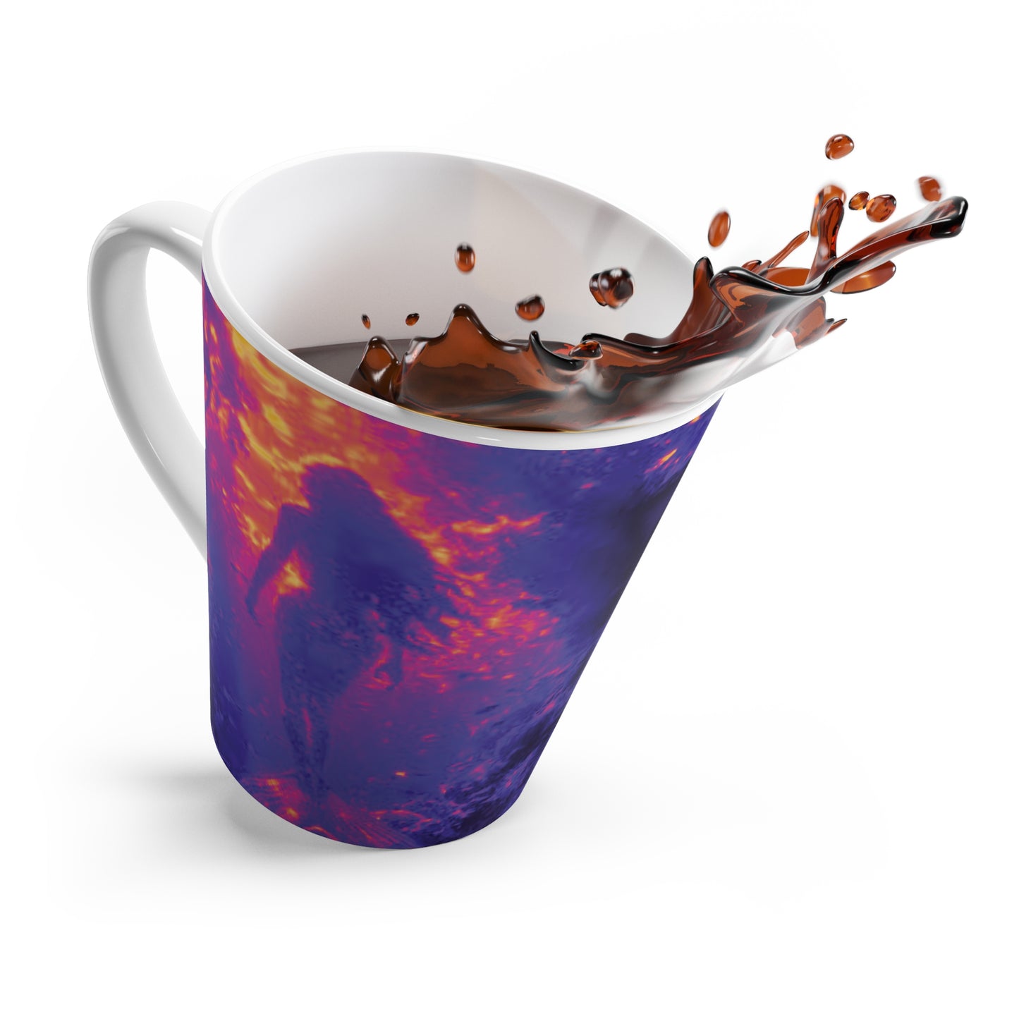 Latte White Mug - Mermaid Adventure/Pop
