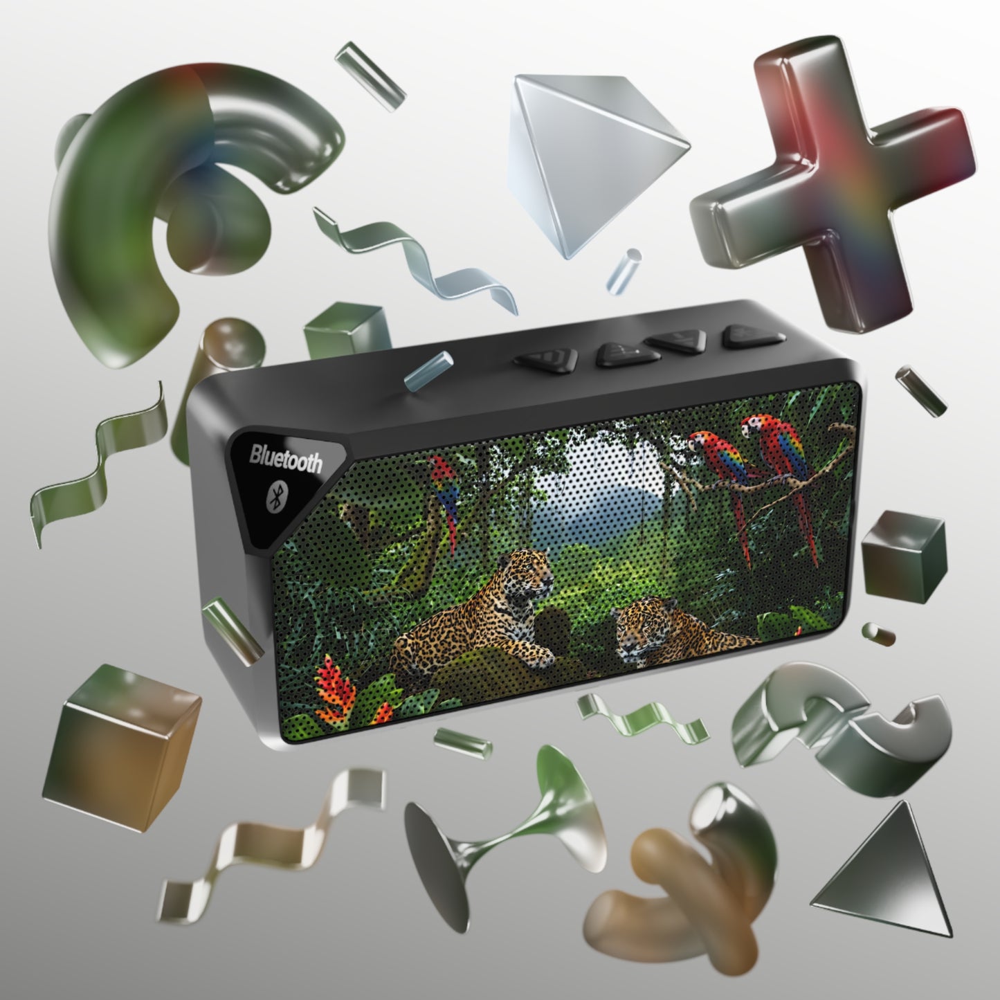 Jabba Bluetooth Speaker -Jaguars and Parrots