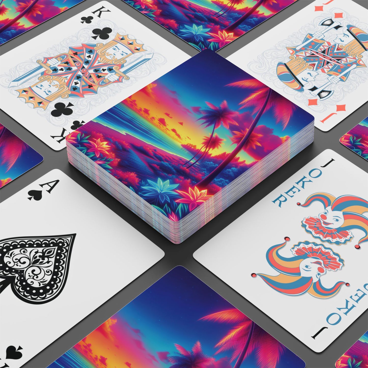 Poker Playing Cards - Glorious Skies Tropical Beach