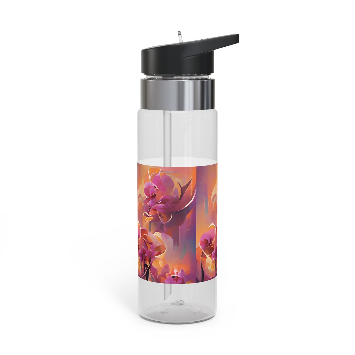 Tropical 20oz Tritan Sport Water Bottle - Leakproof, Lightweight, BPA-Free / Mystic Orchids