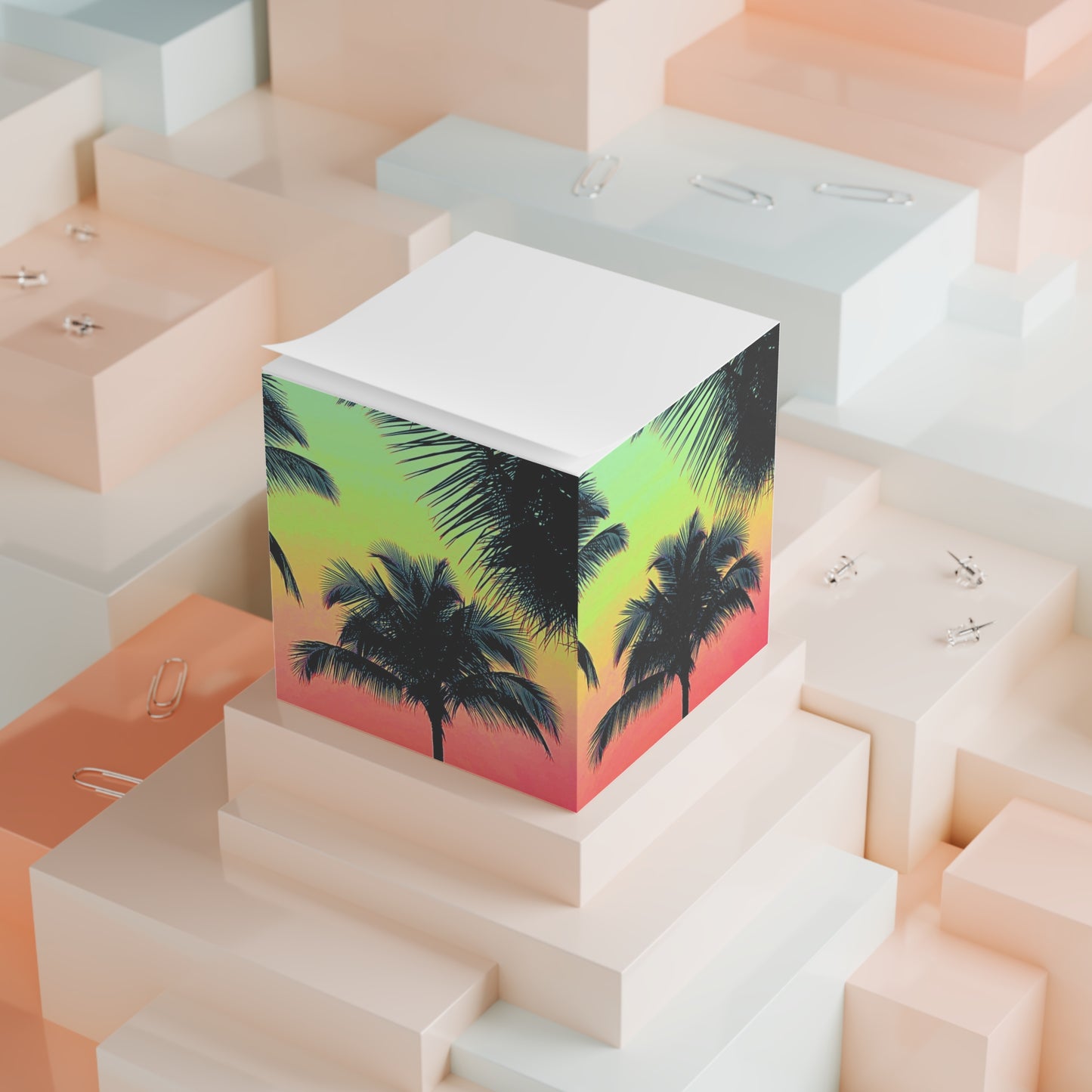 Note Cube - Palm Glow Sangria