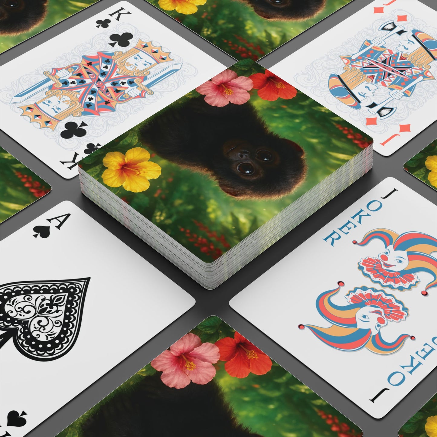 Poker Playing Cards - Baby Howler Monkey