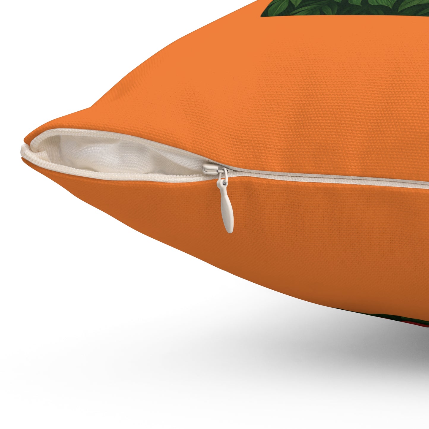 Religious Decorative Pillow - Accent Cushion, 4 Sizes / Sacred Heart of Jesus Prayer, Crusta Lt. Orange