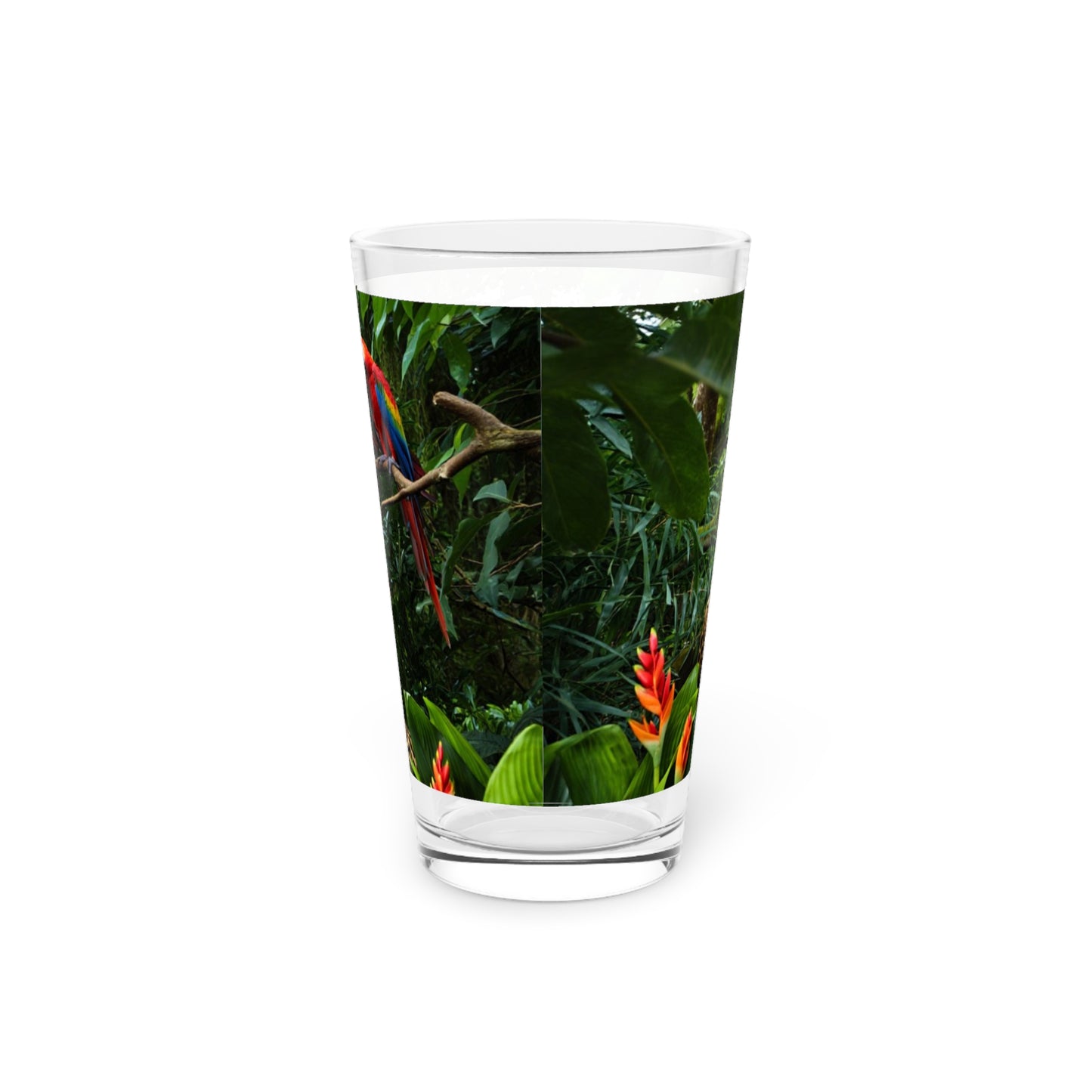 Pint Glass, 16oz, Jaguars at Rest