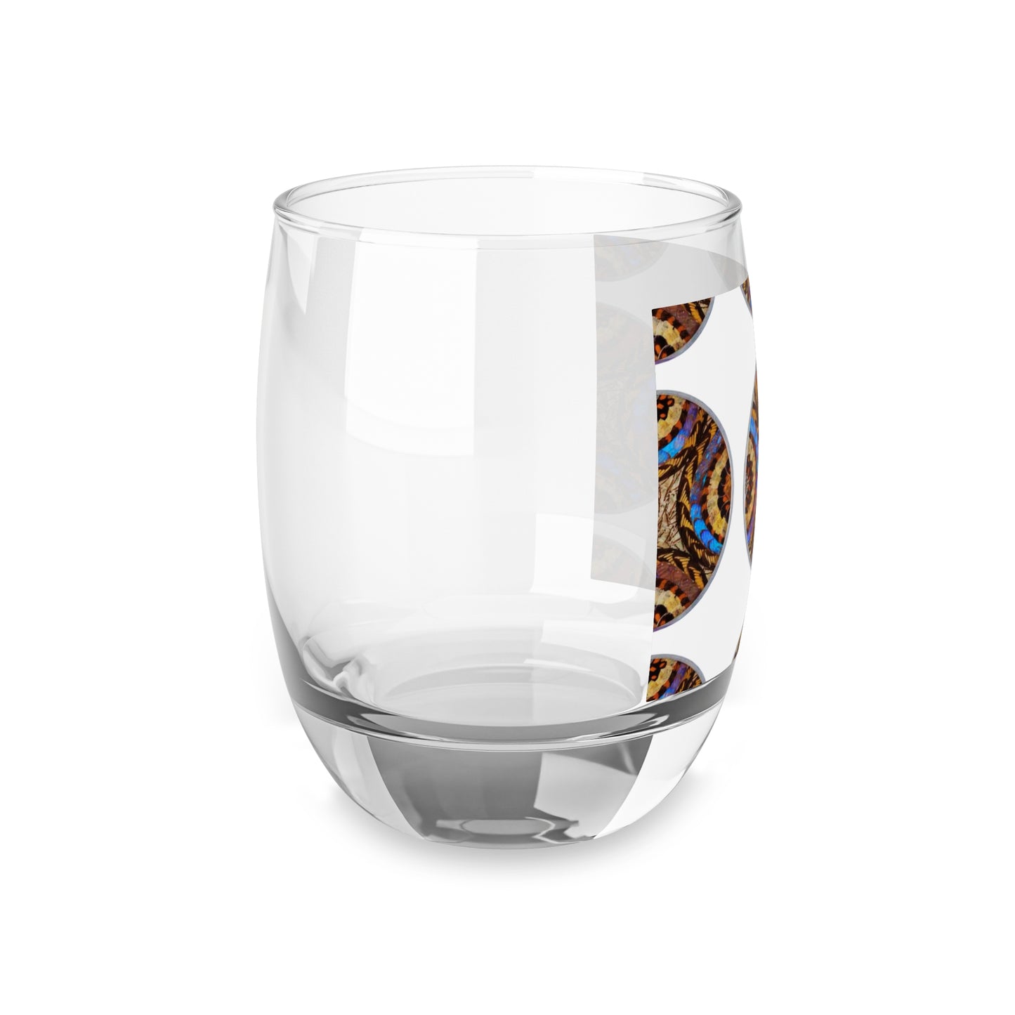 Whiskey Glass, Real Butterfly Wing Plate #3