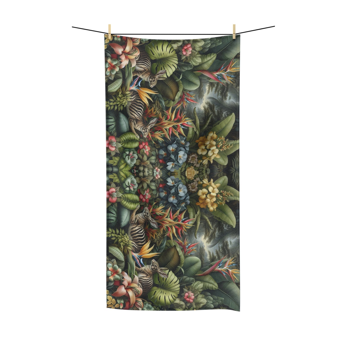 Rainforest Rabbit Outing Polycotton Towel