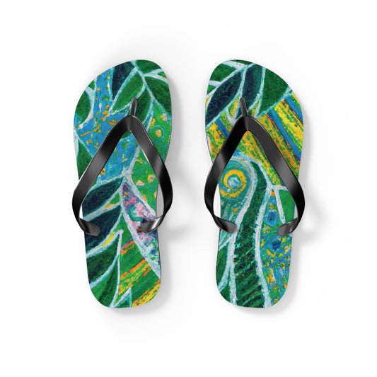Flip Flops - Amazon Whimsy, Green