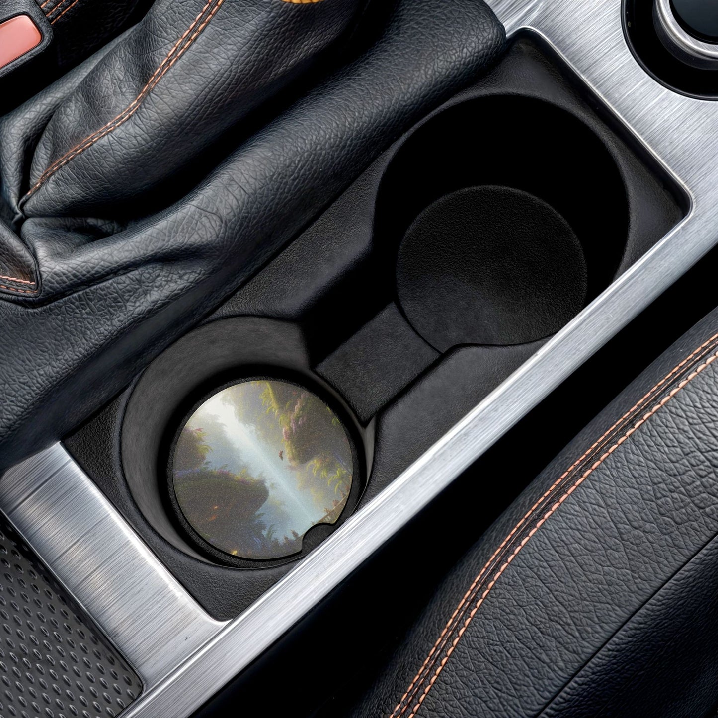 Soapstone Car Coaster - Rainforest Home