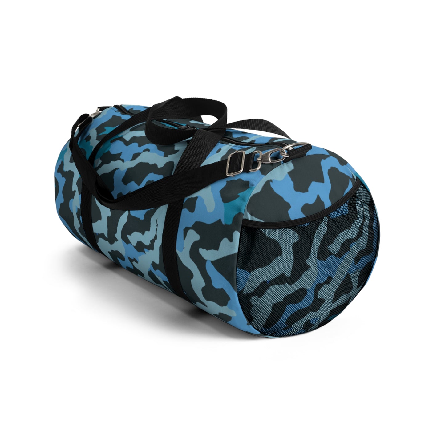 Tropical Duffel Bag - Perfect for Travel and Gym / Coral Threads, Blue