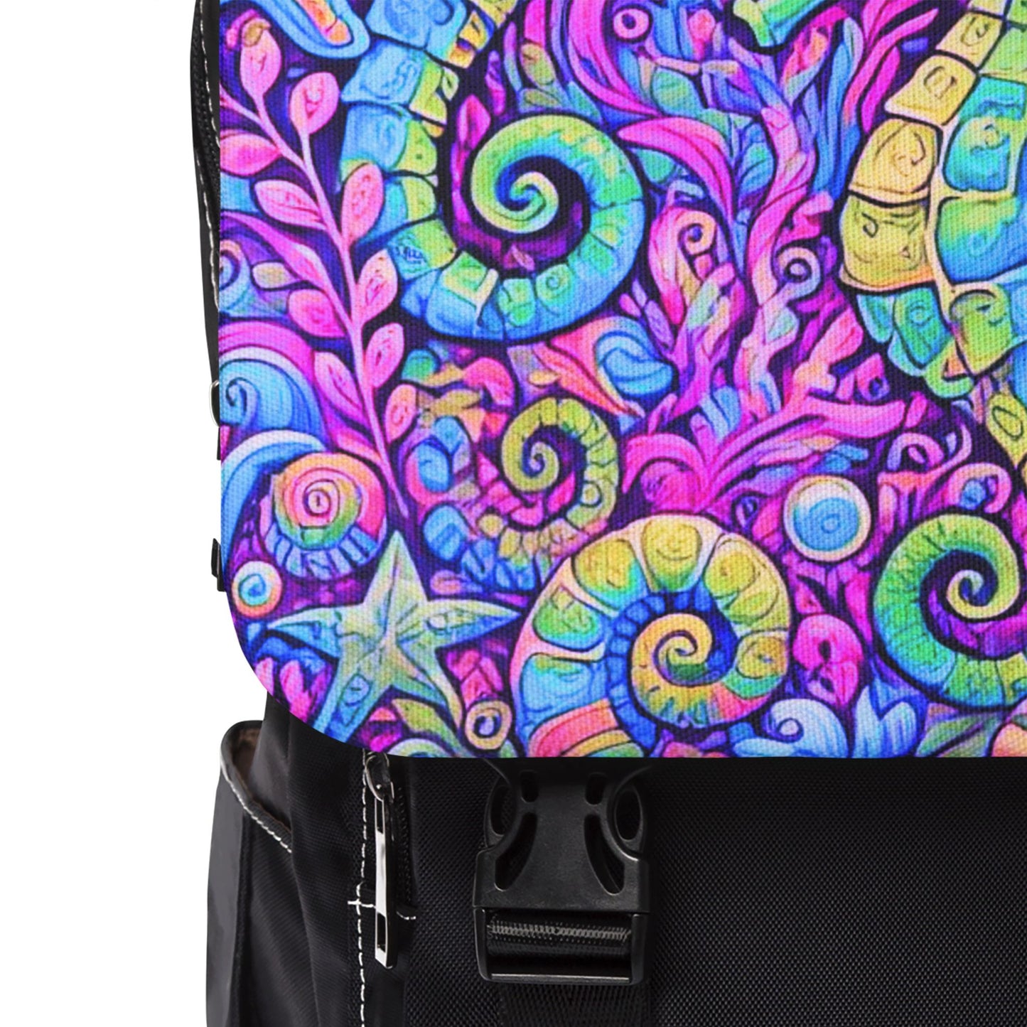 Seahorses/Fantasy Pop Casual Backpack - Perfect for Everyday Adventures