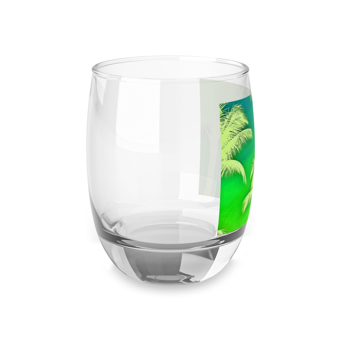 Whiskey Glass, Palm Glow Green