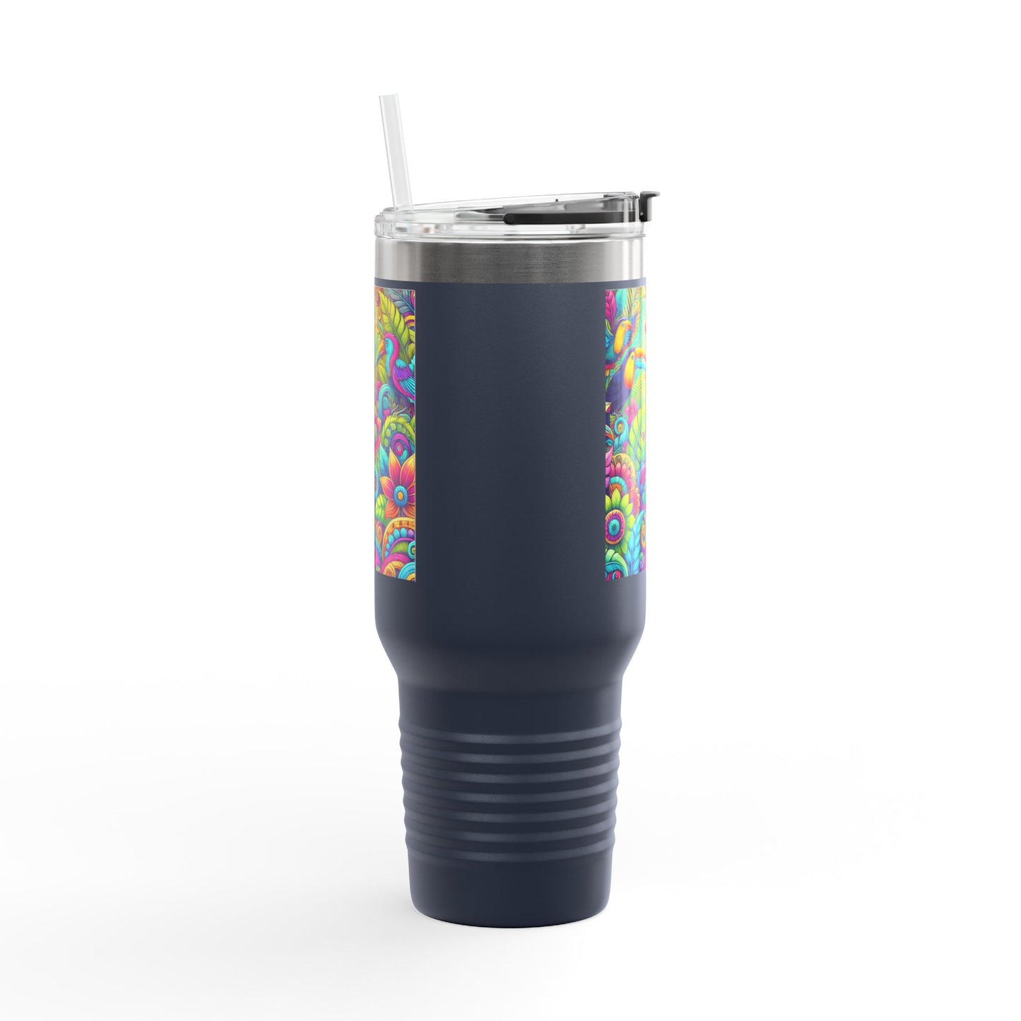 Insulated Travel Mug, 40oz / Rainforest Music - Perfect for Outdoor Adventures