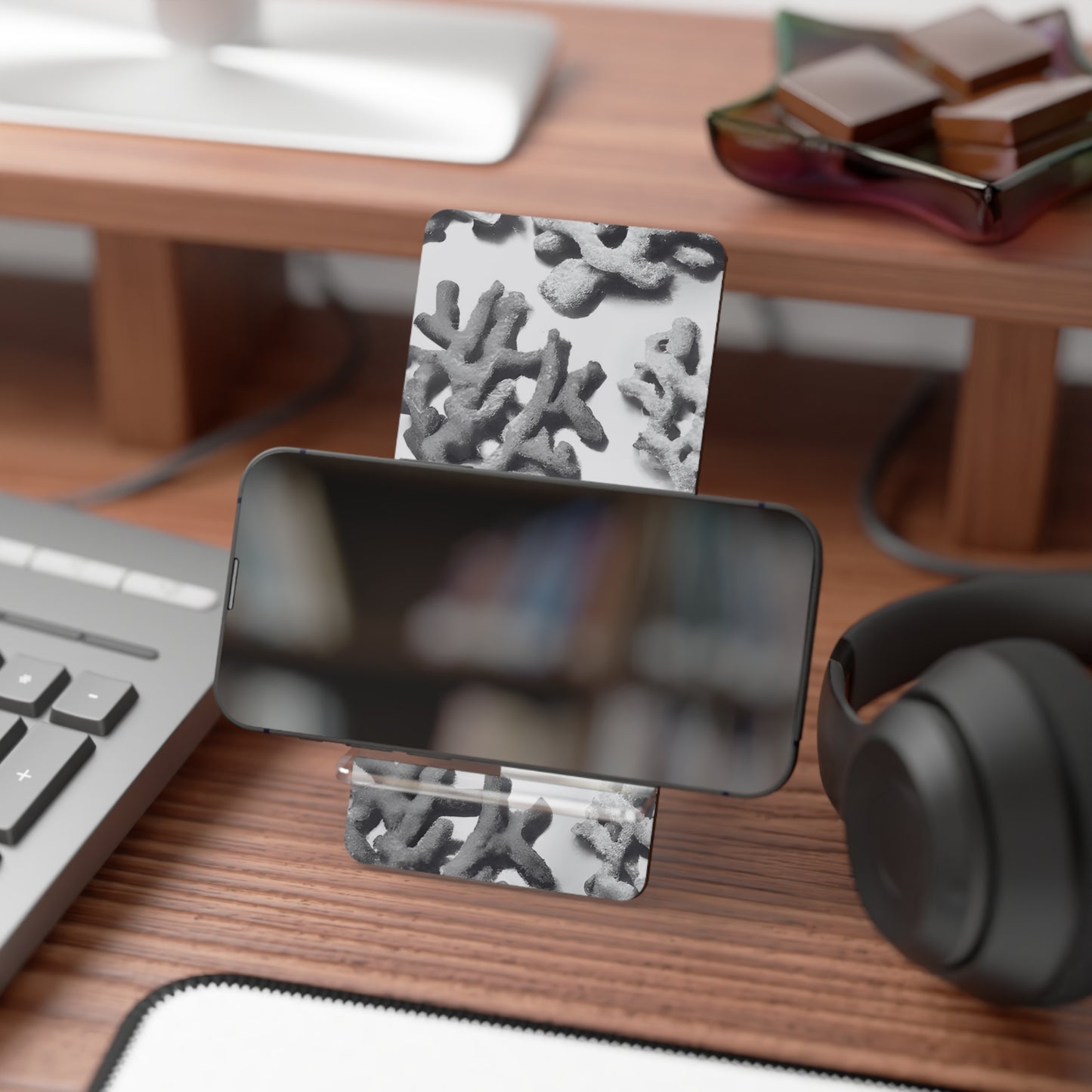 Mobile Display Stand for Smartphones, Corals Slate