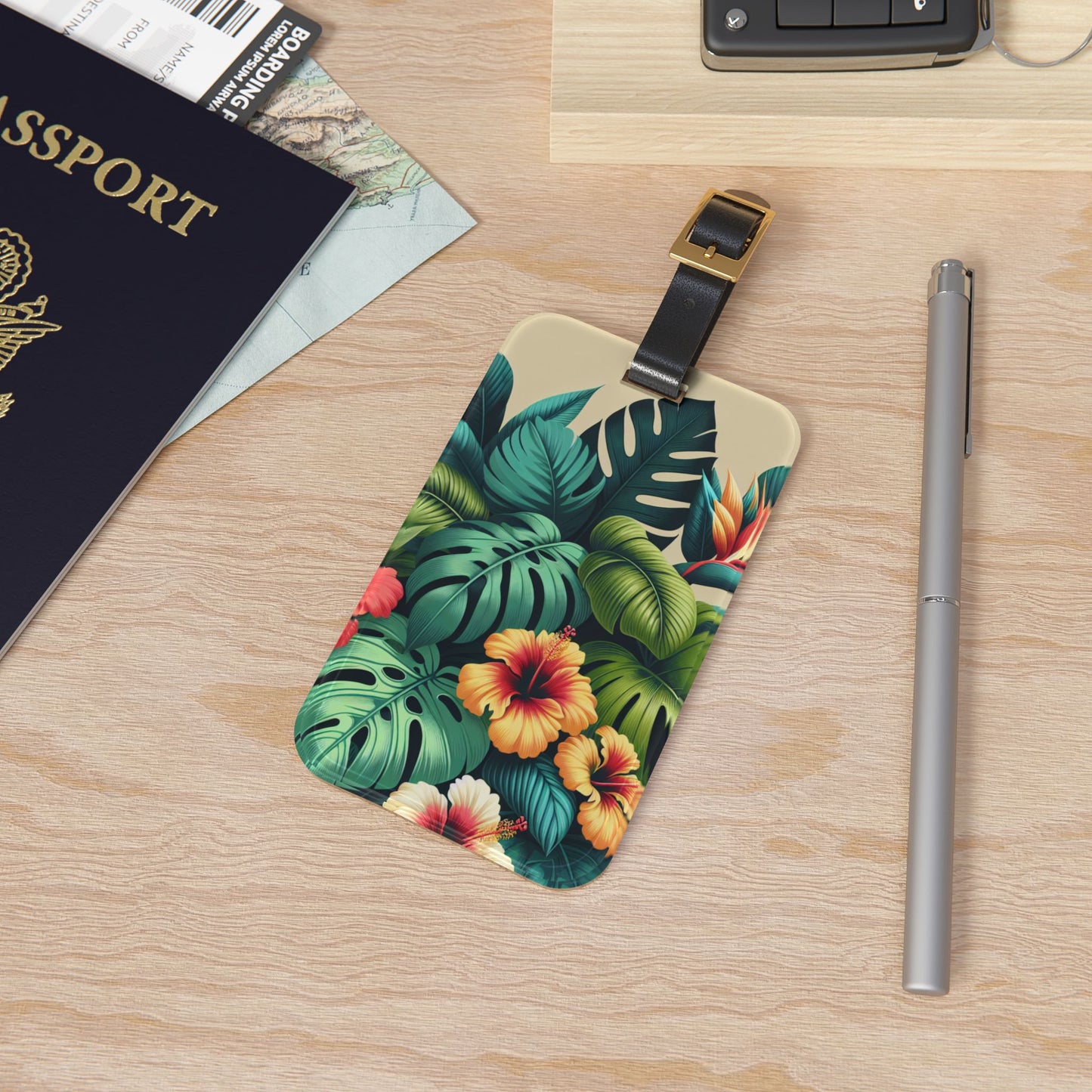 Luggage Tag - Exotic Flora
