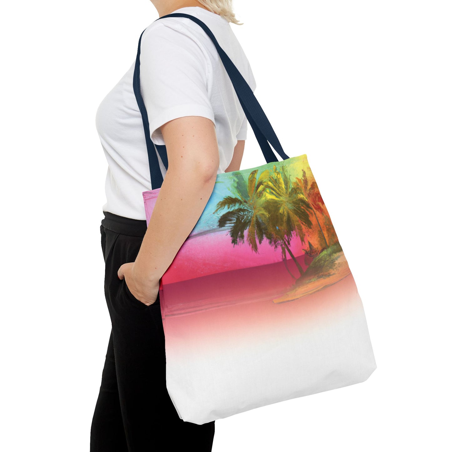 Watercolor Sunset Tote Bag - 3 Sizes