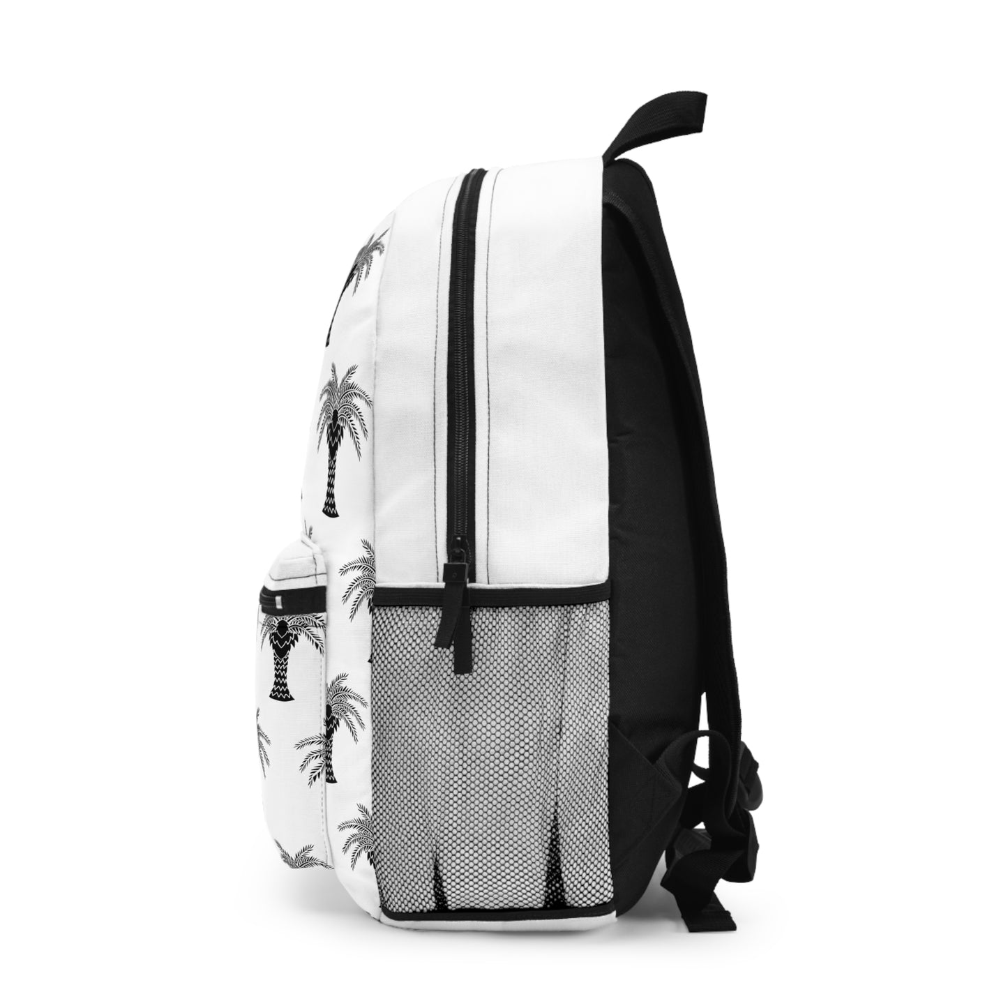 Tropical Backpack / Stylized Palm, white