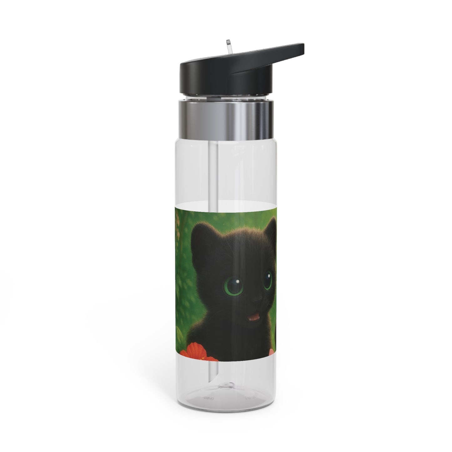 Tropical 20oz Tritan Sport Water Bottle - Leakproof, Lightweight, BPA-Free / Baby Black Panthers