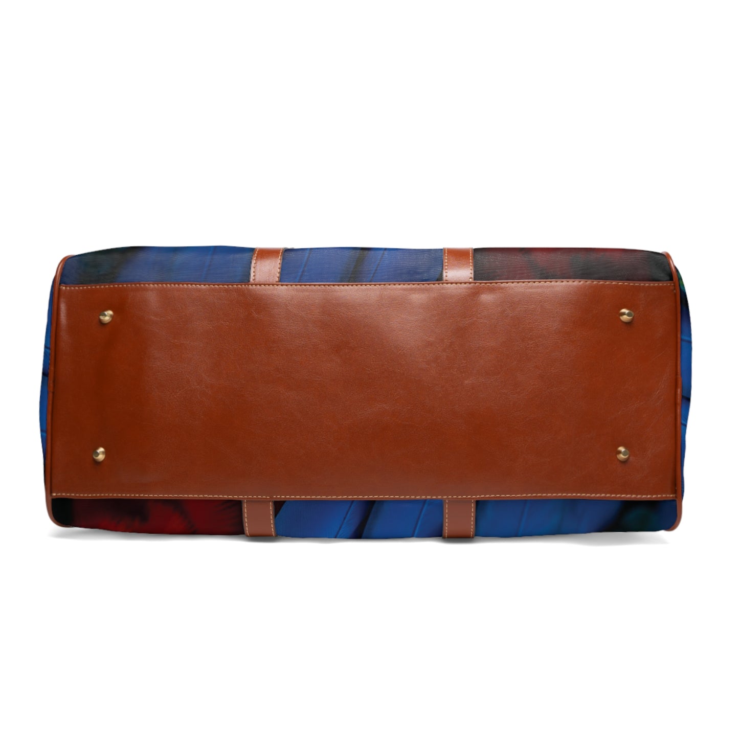 Tropical Waterproof Travel Bag - Perfect for Beach Getaways / Macaw Feathers