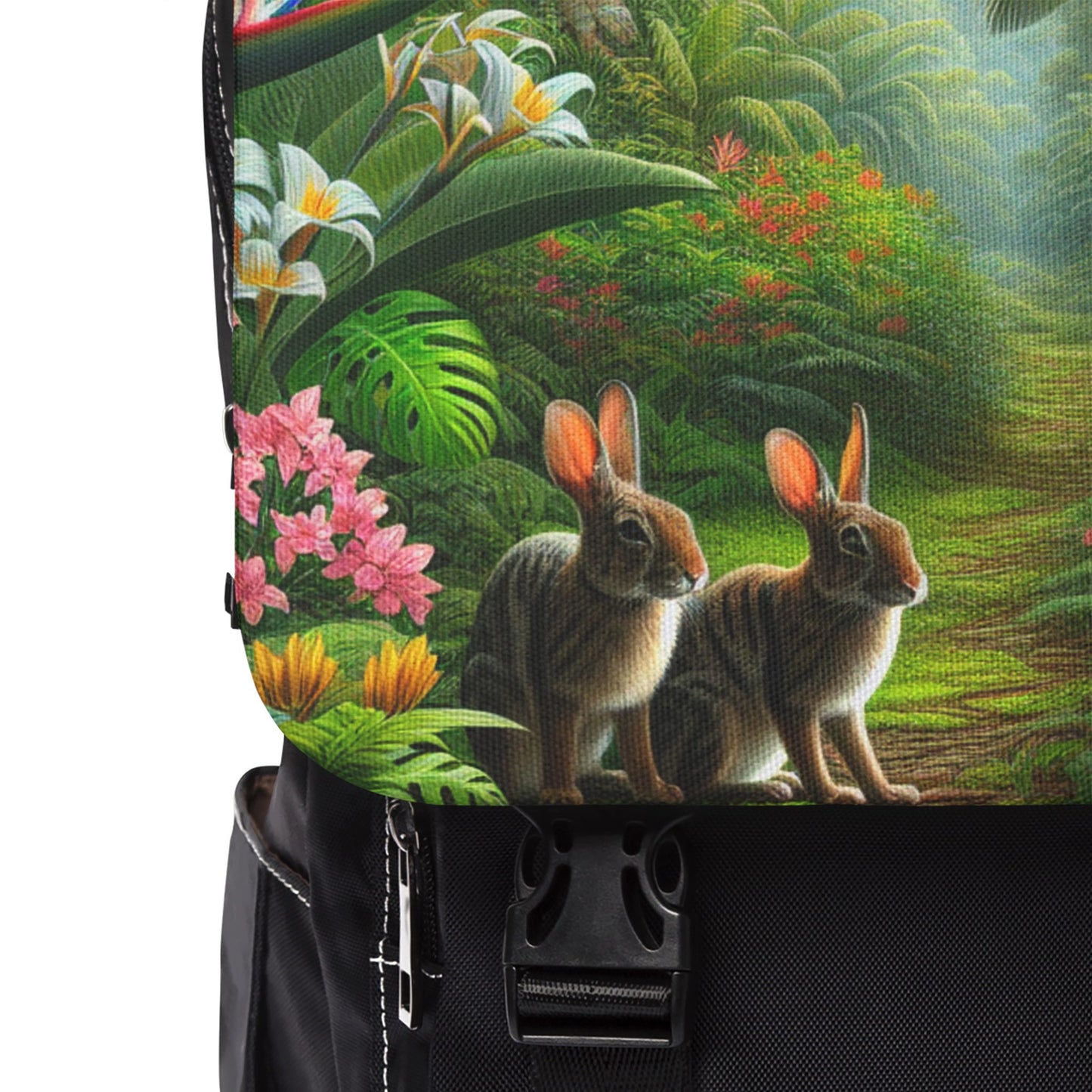 Hiding Bunnies Casual Backpack - Perfect for Everyday Adventures